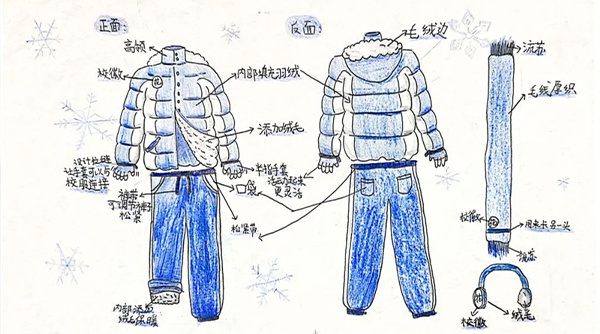 冬季校服设计与穿搭 笕桥花园蓝媒小记者开了一场小小新闻发布会